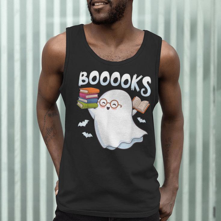 Books Halloween Librarian Teacher Reader Reading Book Lover Men Tank Top, novelty gifts, funny gifts
