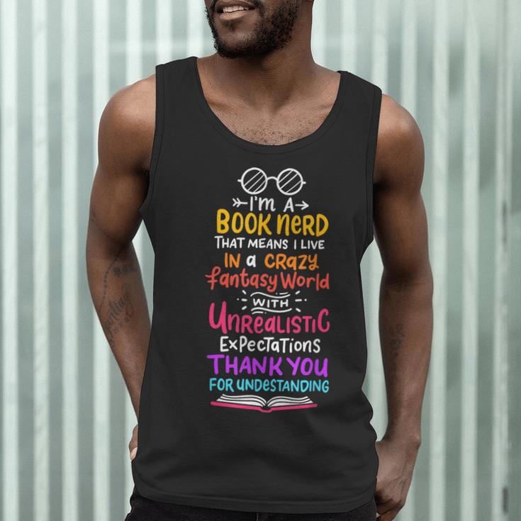 Books Reading English Teacher Student For Men Women Kids Men Tank Top, novelty gifts, funny gifts