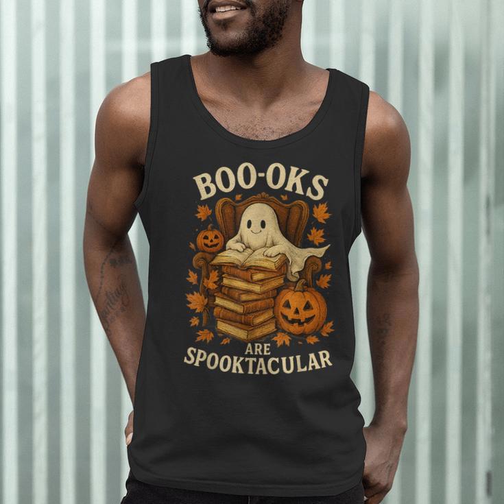 Books Are Spooktacular Ghost Book Reading Halloween Teachers Men Tank Top, novelty gifts, funny gifts Books Are Spooktacular Ghost Book Reading Halloween Teachers Men Tank Top, novelty gifts, funny gifts