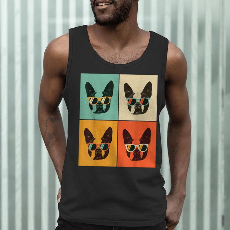 Bostie Dog Lover Boston Terrier With Sunglasses For Men Women Girls Kids Men Tank Top, novelty gifts, funny gifts