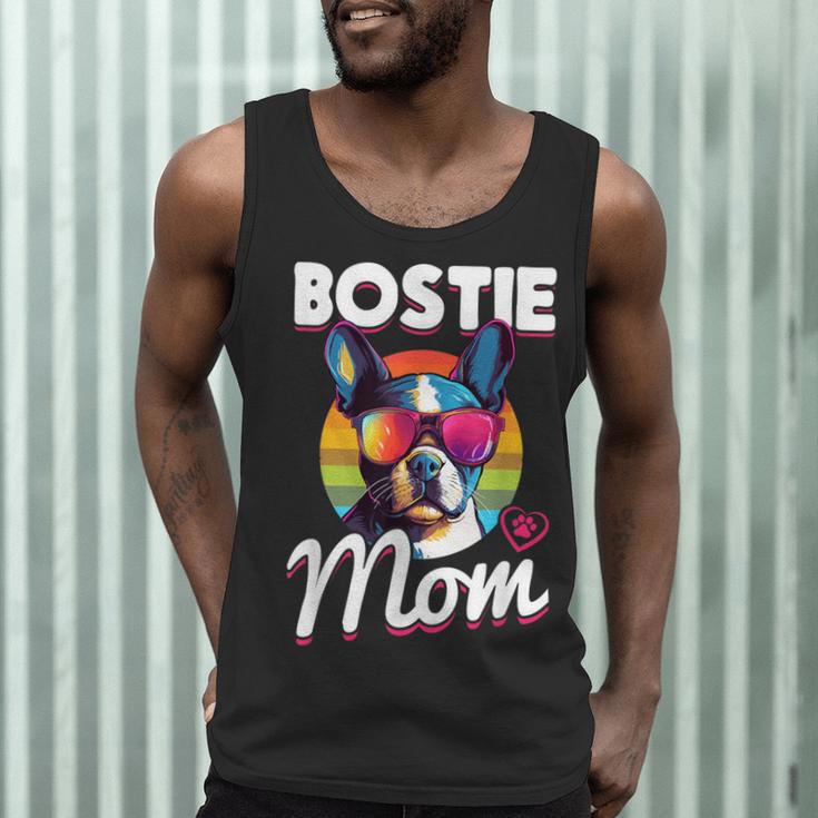 Boston Terrier Bostie Dog Breed Pet Bostie Mom Men Tank Top, novelty gifts, funny gifts