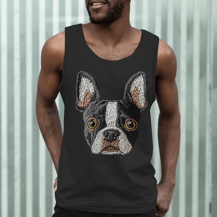 Boston Terrier Cute Puppy Face Dog Lover Pet Owner Men Tank Top, novelty gifts, funny gifts