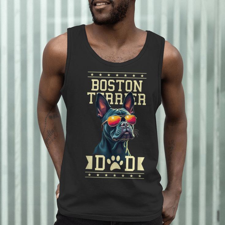 Boston Terrier Dad Boston Bull Bostie Dog Men Tank Top, novelty gifts, funny gifts