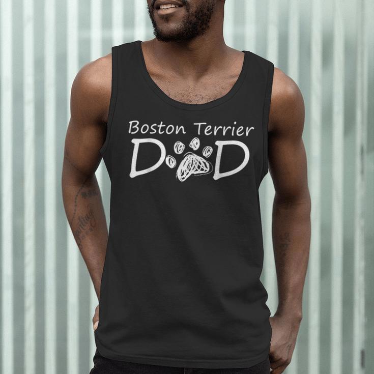Boston Terrier Dad Dog Breed Daddy Owner Puppy Father Papa For Men Women Girls Kids Men Tank Top, novelty gifts, funny gifts
