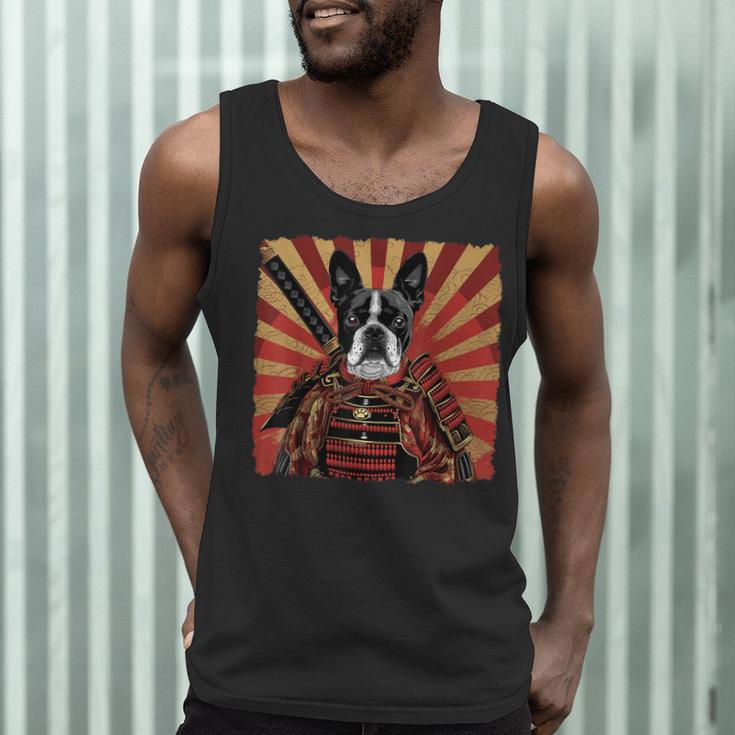 Boston Terrier Dog Japanese Art Samurai Ukiyo-e Men Tank Top, novelty gifts, funny gifts