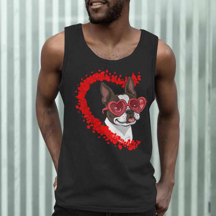 Boston Terrier Dog Mom Dad Valentine’s Day Pet Lover For Men Women Kids Men Tank Top, novelty gifts, funny gifts