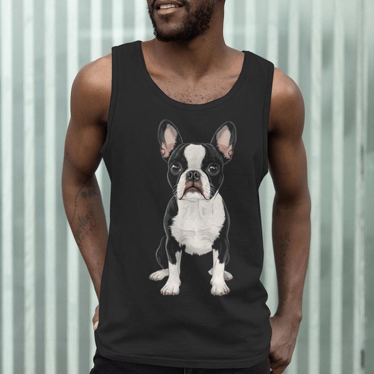 Boston Terrier Dog Motif Pet Art Boston Terrier For Men Women Kids Men Tank Top, novelty gifts, funny gifts
