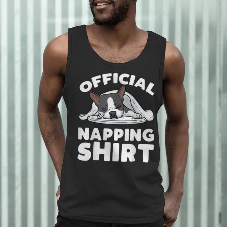 Boston Terrier Dog Official Sleeping Shirt Men Women Kids Men Tank Top, novelty gifts, funny gifts