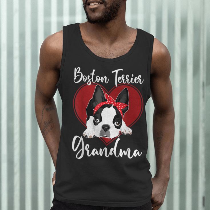 Boston Terrier Grandma Dog Owner Boston Terrier For Men Women Men Tank Top, novelty gifts, funny gifts