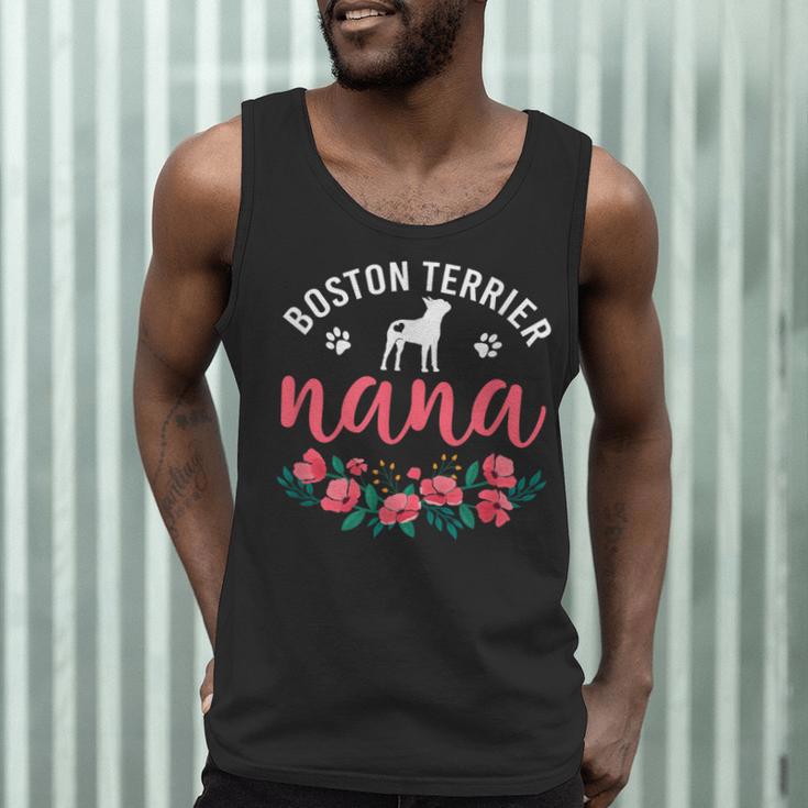 Boston Terrier Grandma Nana Dog Lover Christmas Men Tank Top, novelty gifts, funny gifts