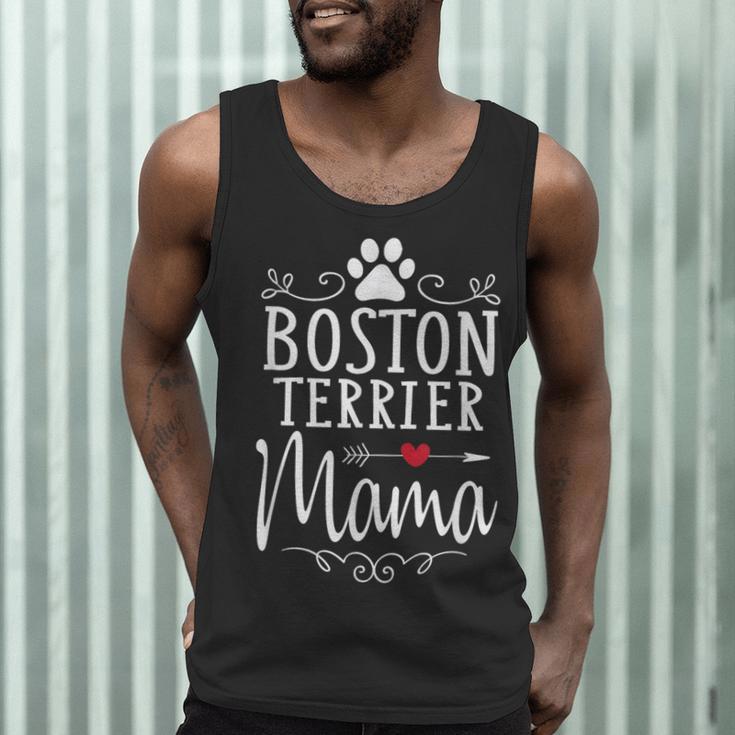 Boston Terrier Mama Boston Terrier Lover Shirt Men Tank Top, novelty gifts, funny gifts