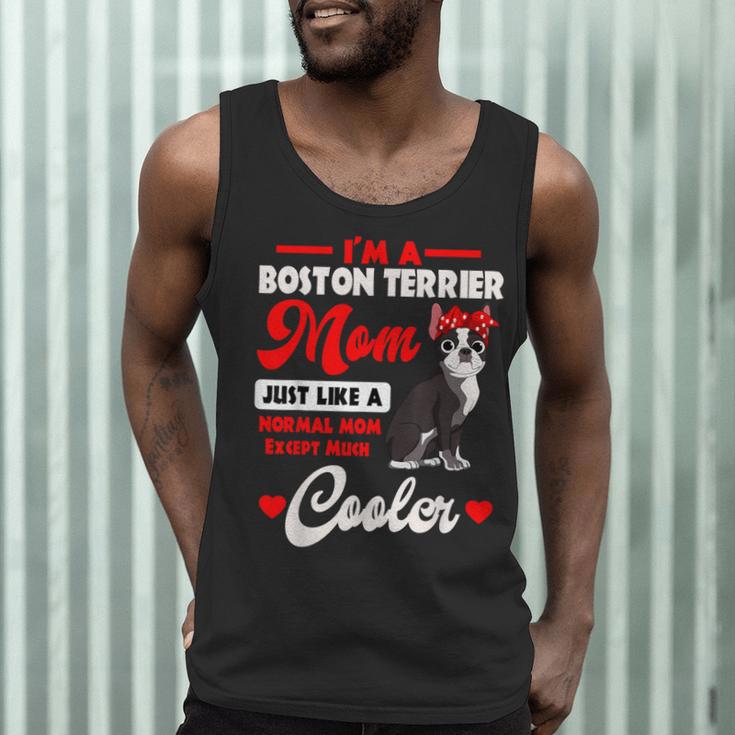 Boston Terrier Mom American Gentleman Dog Mother's Day Men Tank Top, novelty gifts, funny gifts