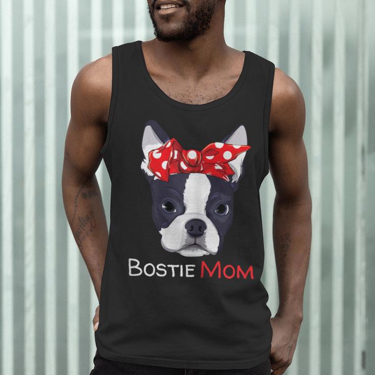 Boston Terrier Mom Bostie Women Girls Men Tank Top, novelty gifts, funny gifts