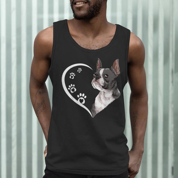 Boston Terrier Shirts For Women Girls Kids Heart Cute Men Tank Top, novelty gifts, funny gifts