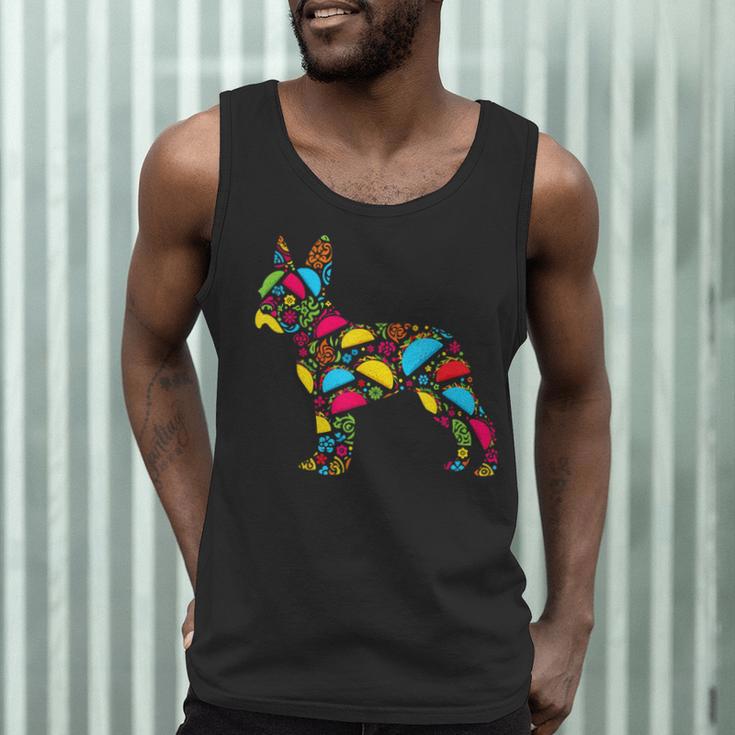 Boston Terrier Tacos Mexican Cinco De Mayo Taco Men Tank Top, novelty gifts, funny gifts