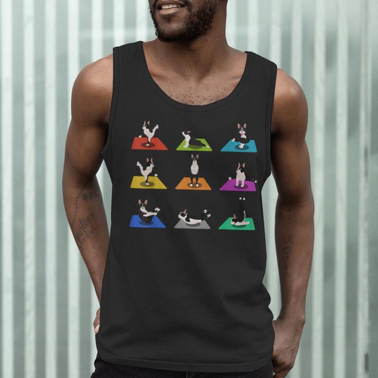 Boston Terriers Yoga Asana Pose And Meditation Men Tank Top, novelty gifts, funny gifts