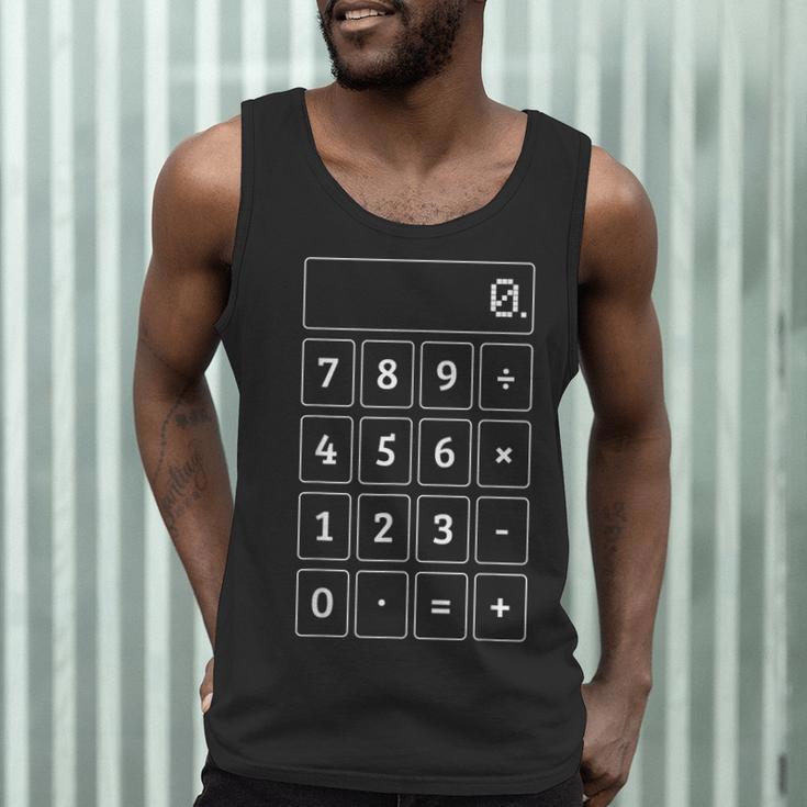 Calculator Costume Halloween Math Teacher Nerd For Men Women Men Tank Top, novelty gifts, funny gifts
