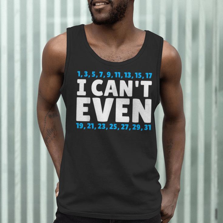 I Can't Even Math Mathematics Teacher Men Tank Top, novelty gifts, funny gifts