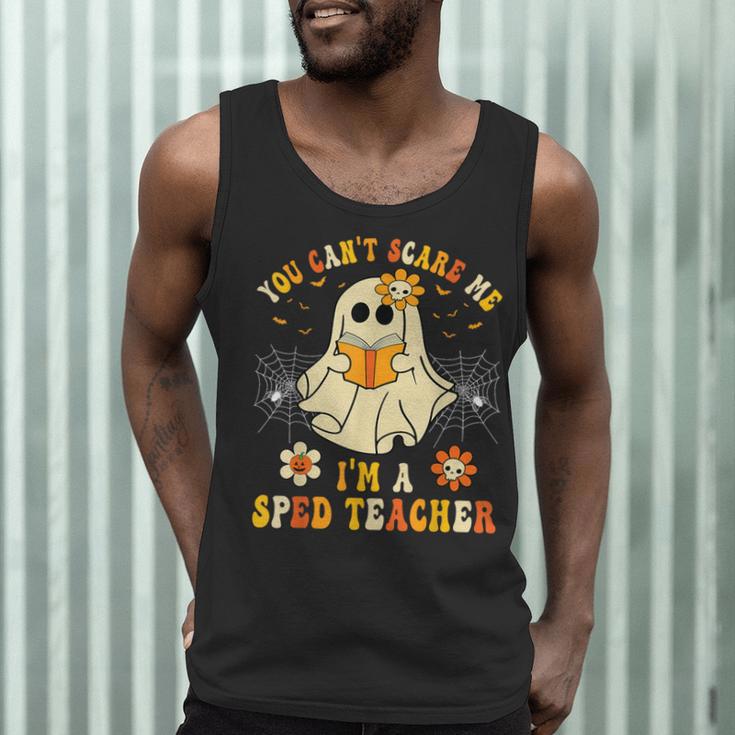 You Can't Scare Me I'm A SPED Teacher Halloween Ghost Men Tank Top, novelty gifts, funny gifts You Can't Scare Me I'm A SPED Teacher Halloween Ghost Men Tank Top, novelty gifts, funny gifts