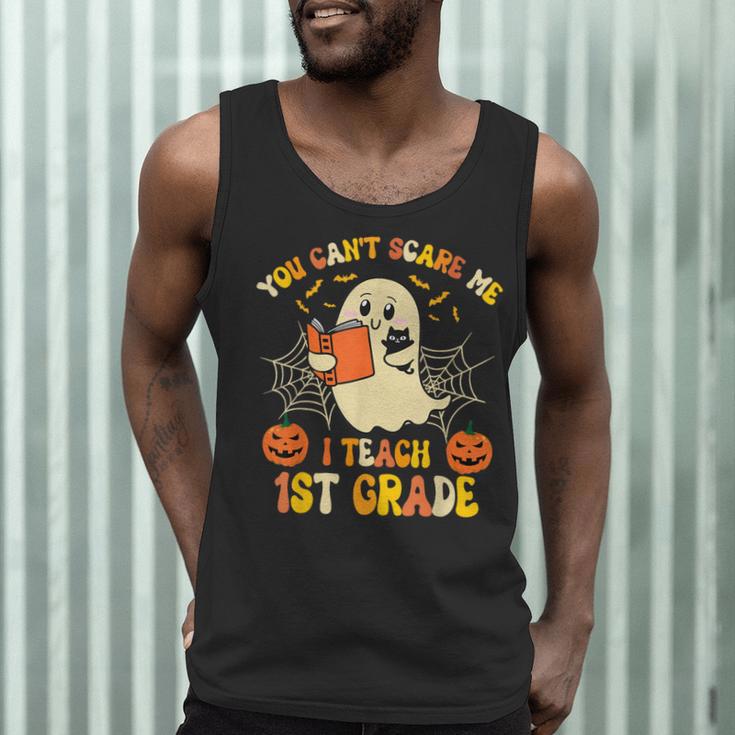 You Can't Scare Me I Teach First Grade Halloween Teacher Men Tank Top, novelty gifts, funny gifts You Can't Scare Me I Teach First Grade Halloween Teacher Men Tank Top, novelty gifts, funny gifts