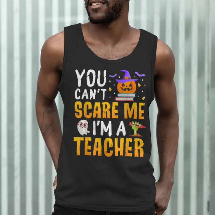 You Cant Scare Me Im A Teacher Halloween Trick Or Teach 2024 Men Tank Top, novelty gifts, funny gifts You Cant Scare Me Im A Teacher Halloween Trick Or Teach 2024 Men Tank Top, novelty gifts, funny gifts