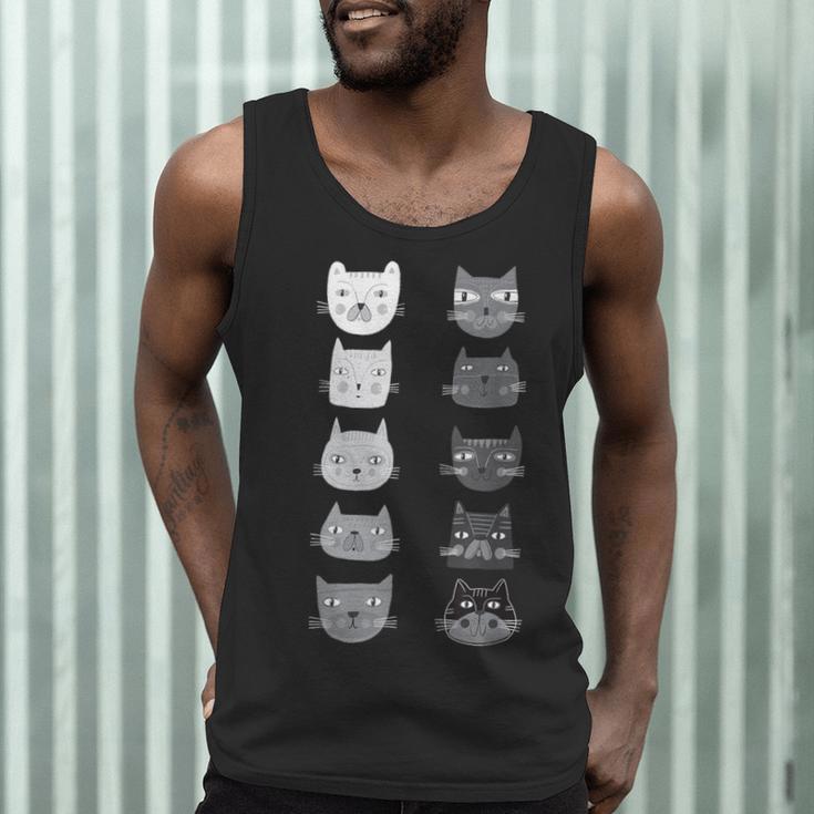 Cat Themed Artist Value Scale Educational Art Teacher Men Tank Top, novelty gifts, funny gifts Cat Themed Artist Value Scale Educational Art Teacher Men Tank Top, novelty gifts, funny gifts