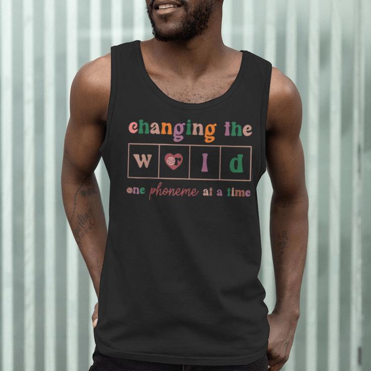 Changing The World One Phoneme At a Time Phonics Teacher Men Women Girls Kids Men Tank Top, novelty gifts, funny gifts Changing The World One Phoneme At a Time Phonics Teacher Men Women Girls Kids Men Tank Top, novelty gifts, funny gifts
