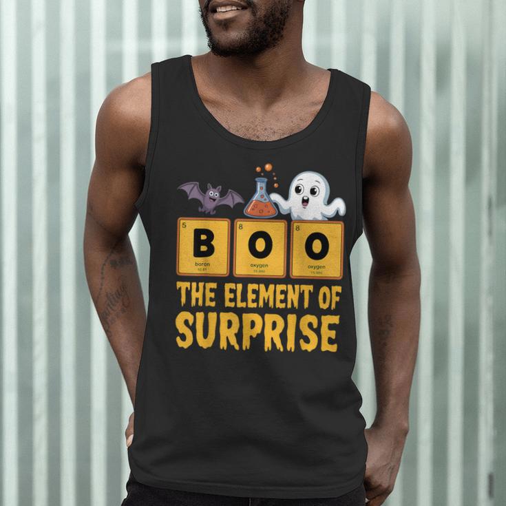 Chemistry Boo The Element Of Surprise Science Teacher Men Tank Top, novelty gifts, funny gifts