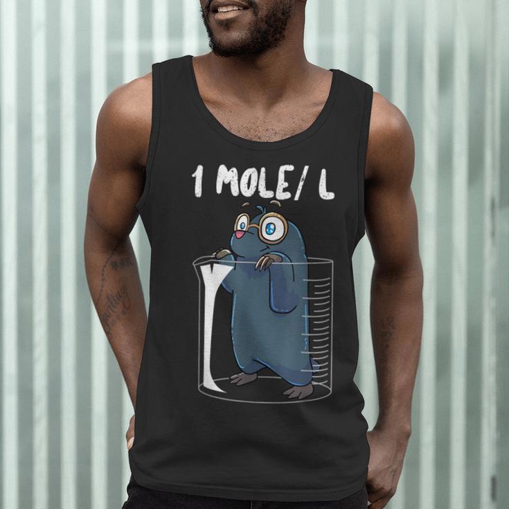 Chemistry Chemist Student Science Teacher Mole Men Tank Top, novelty gifts, funny gifts