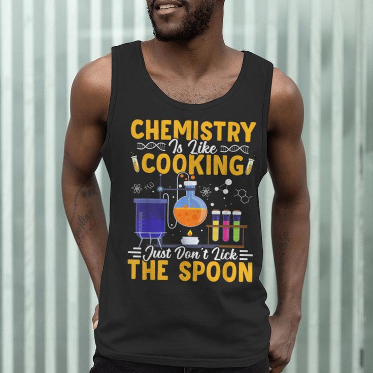 Chemistry Is Like Cooking Science Teacher Student Men Tank Top, novelty gifts, funny gifts