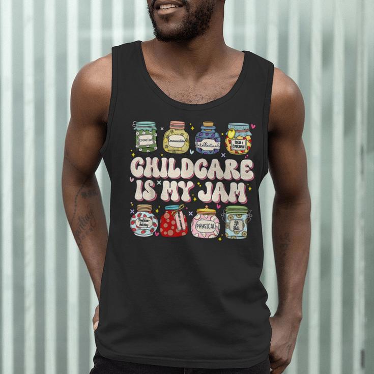 Childcare Is My Jam Child Care Teacher School Psychologist Men Tank Top, novelty gifts, funny gifts Childcare Is My Jam Child Care Teacher School Psychologist Men Tank Top, novelty gifts, funny gifts