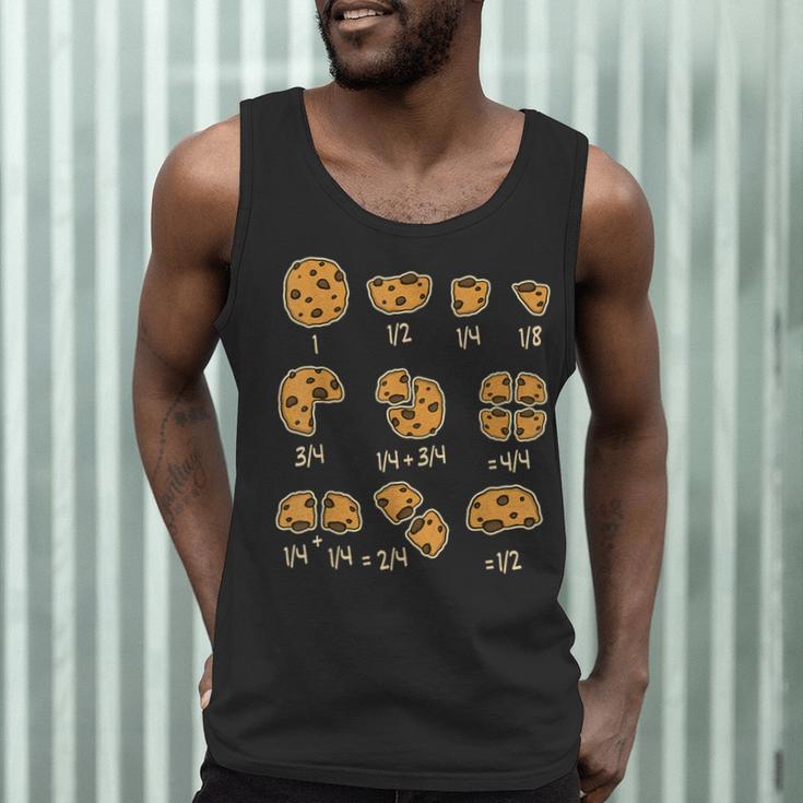 Chocolate Cookie Quick Math Fraction Math Teachers For Men Women Girls Kids Men Tank Top, novelty gifts, funny gifts