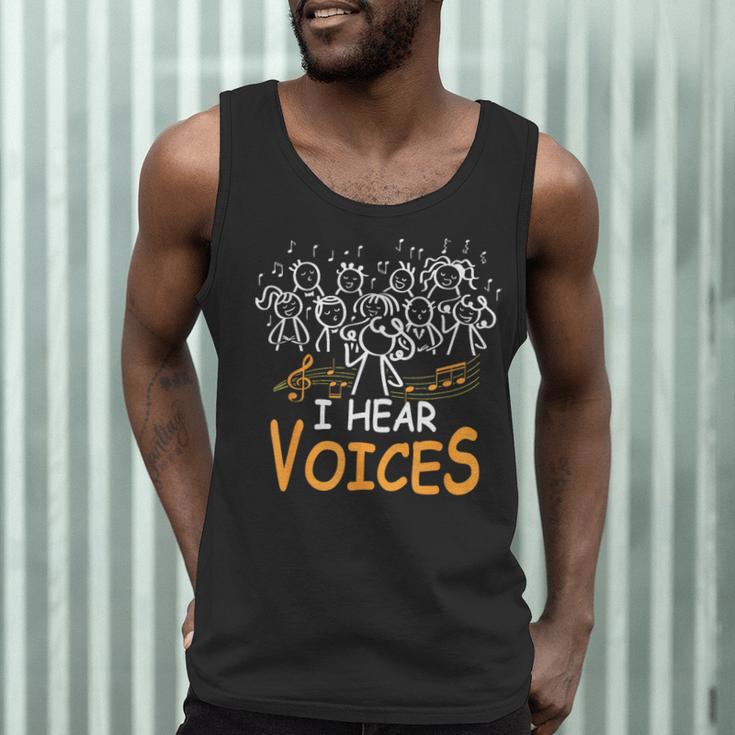 Choir Teacher I Hear Voices Chorister Church Choral Music Men Tank Top, novelty gifts, funny gifts