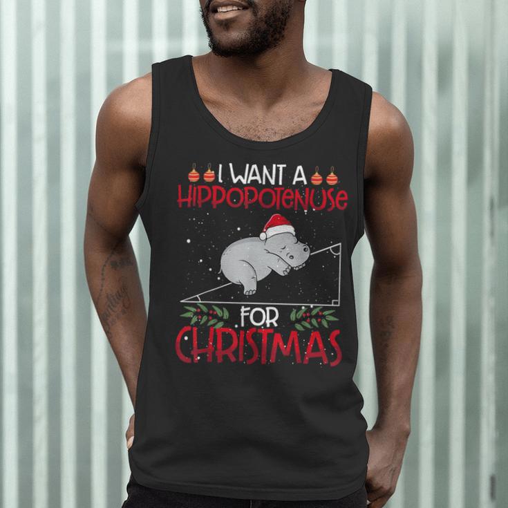 Christmas Math Teacher Hypotenuse Math Hippotenuse Men Women Men Tank Top, novelty gifts, funny gifts