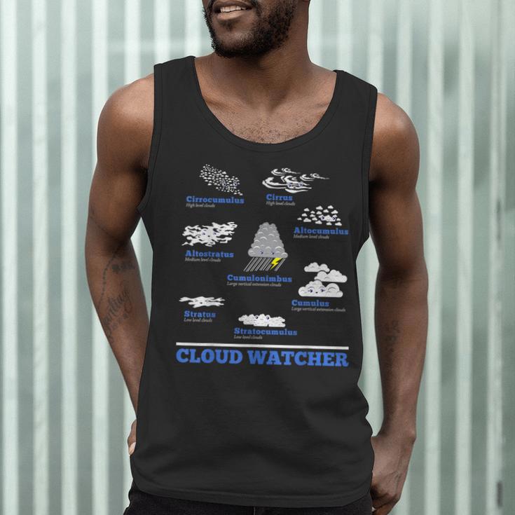 Cloud Watcher Cloud Types Science Student Teacher Cute Faces Men Tank Top, novelty gifts, funny gifts Cloud Watcher Cloud Types Science Student Teacher Cute Faces Men Tank Top, novelty gifts, funny gifts
