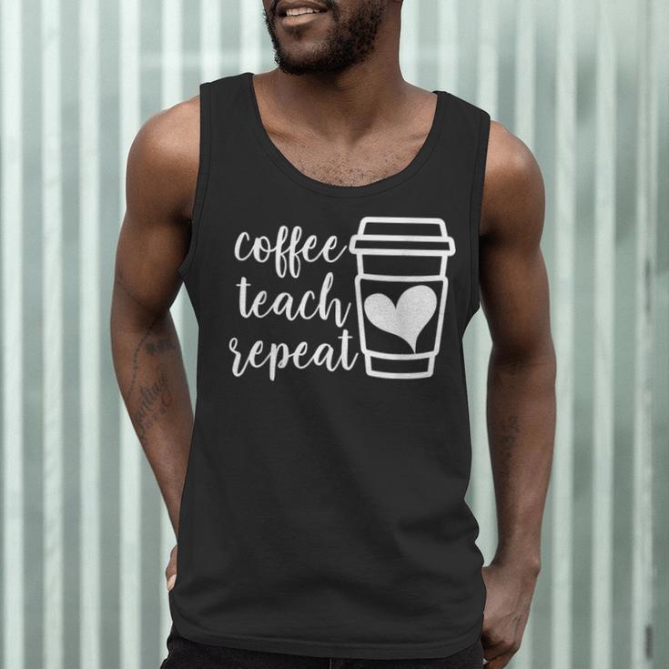 Coffee Teach Repeat Women's Misses Plus Size Teacher Men Tank Top, novelty gifts, funny gifts Coffee Teach Repeat Women's Misses Plus Size Teacher Men Tank Top, novelty gifts, funny gifts