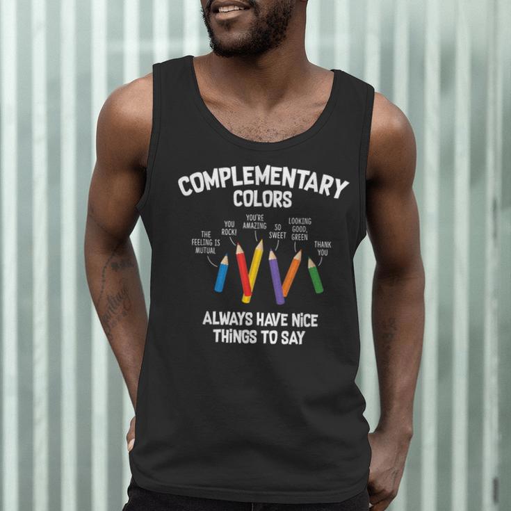 Complementary Colors Art Teacher Pun Shirt Men Tank Top, novelty gifts, funny gifts Complementary Colors Art Teacher Pun Shirt Men Tank Top, novelty gifts, funny gifts
