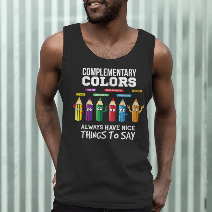 Complementary Colors Pun Artist Art Teacher T-Shirt Men Tank Top, novelty gifts, funny gifts Complementary Colors Pun Artist Art Teacher T-Shirt Men Tank Top, novelty gifts, funny gifts