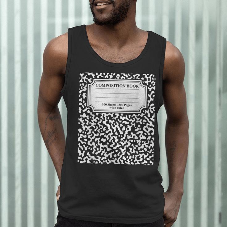 Composition Notebook Matching Group Halloween Teachers Men Tank Top, novelty gifts, funny gifts