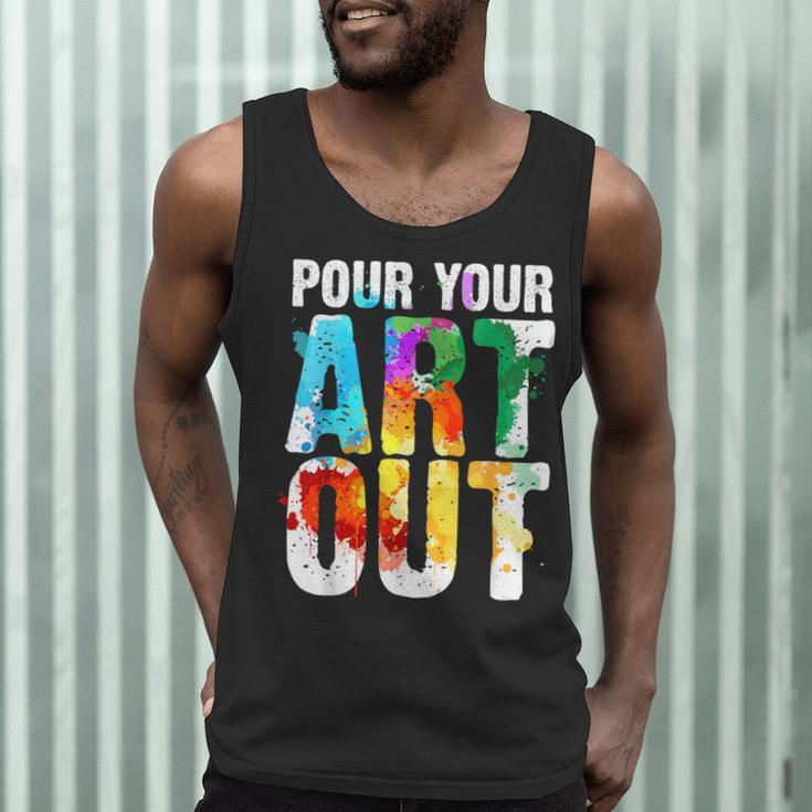 Cool Artist For Men Women Painter Art Teacher Paint Artists Men Tank Top, novelty gifts, funny gifts