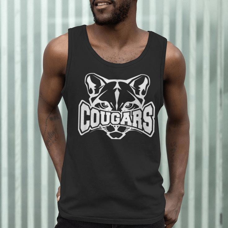 Cougars Teacher Student School Sports Fan Team Spirit Men Tank Top, novelty gifts, funny gifts Cougars Teacher Student School Sports Fan Team Spirit Men Tank Top, novelty gifts, funny gifts