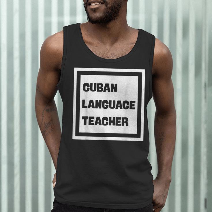 Cuban Language Teacher Men Tank Top, novelty gifts, funny gifts Cuban Language Teacher Men Tank Top, novelty gifts, funny gifts