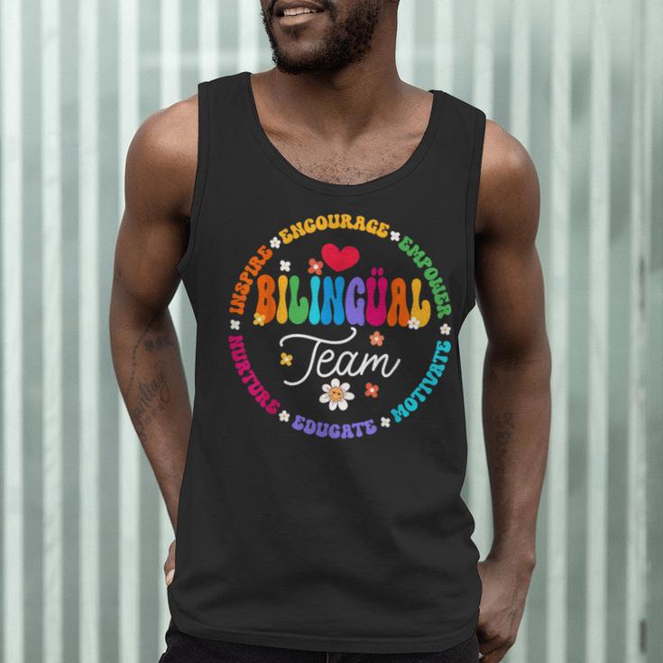 Cultivando Bilingues Dual Language Bilingual Team Teacher Men Tank Top, novelty gifts, funny gifts