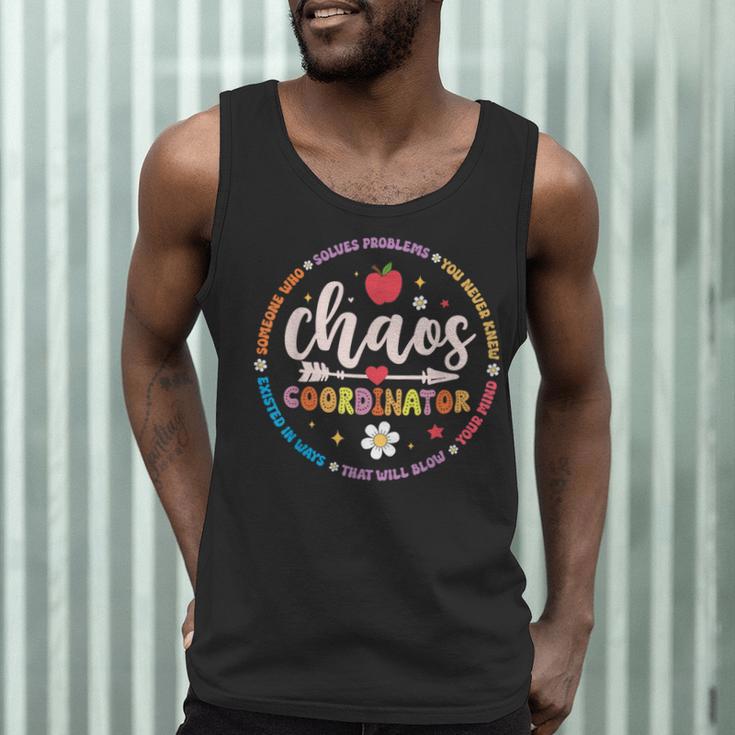 Cute Chaos Coordinator Teacher First Day Of School Men Tank Top, novelty gifts, funny gifts Cute Chaos Coordinator Teacher First Day Of School Men Tank Top, novelty gifts, funny gifts