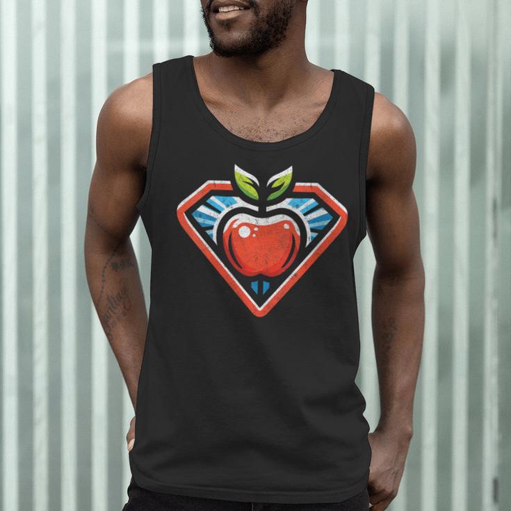 Cute Distressed Super Teacher Superhero Apple Men Tank Top, novelty gifts, funny gifts Cute Distressed Super Teacher Superhero Apple Men Tank Top, novelty gifts, funny gifts