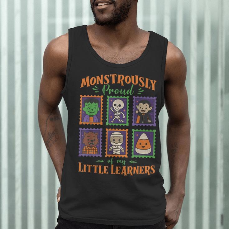 Cute Halloween Teacher Men Tank Top, novelty gifts, funny gifts