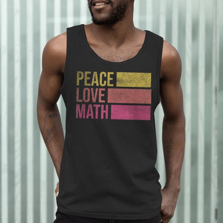 Cute Math Teacher Peace Love Math Men Tank Top, novelty gifts, funny gifts Cute Math Teacher Peace Love Math Men Tank Top, novelty gifts, funny gifts