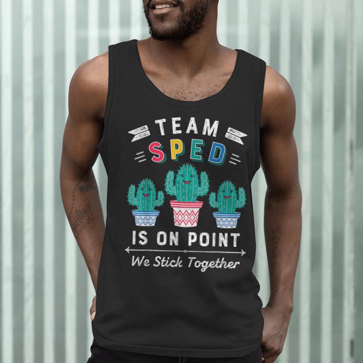 Cute SPED Teacher Special Education Cactus SPED Teacher Men Tank Top, novelty gifts, funny gifts
