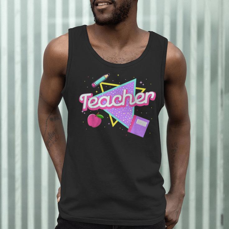 Cute Teacher Shirt 80's 90's Style Retro Old School Teacher For Men Women Men Tank Top, novelty gifts, funny gifts Cute Teacher Shirt 80's 90's Style Retro Old School Teacher For Men Women Men Tank Top, novelty gifts, funny gifts
