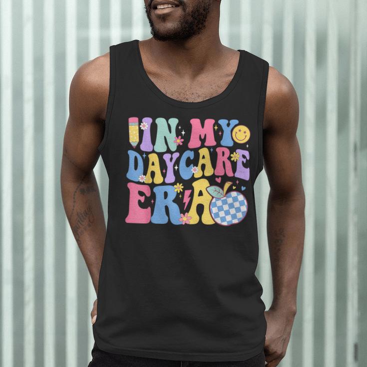 In My Daycare Era Groovy Teacher Daycare First Day Of School Men Tank Top, novelty gifts, funny gifts